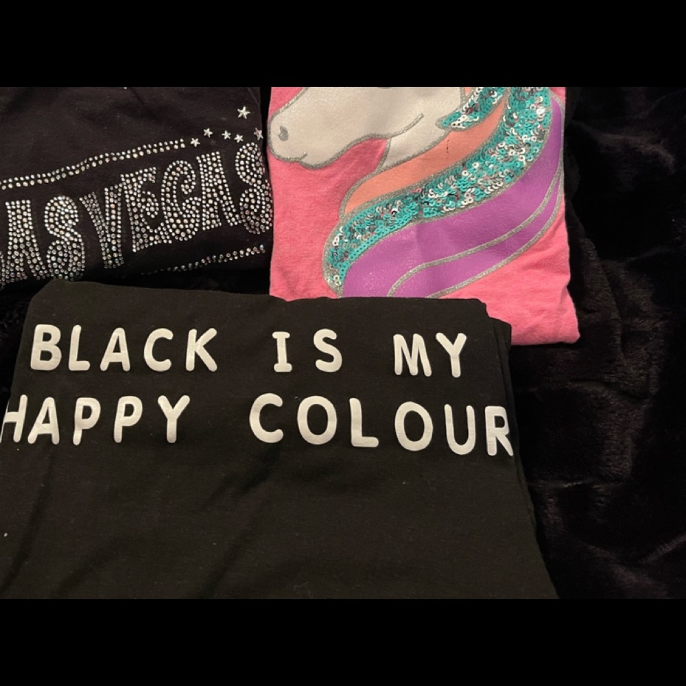 3 Girls Size XL 14/16 Short Sleeve T-Shirts